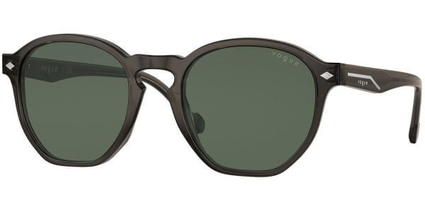 Sluneční brýle Vogue model 5368S, barva obruby šedá lesk čirá, čočka zelená, kód barevné varianty 292371. 