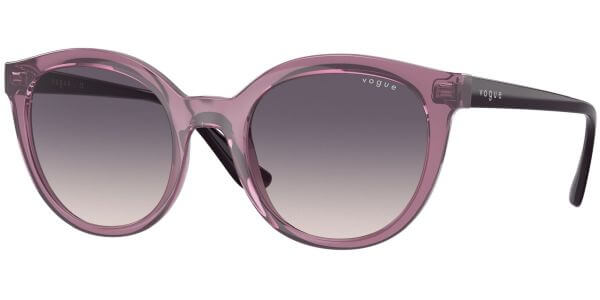Sluneční brýle Vogue model 5427S, barva obruby fialová lesk čirá, čočka fialová gradál, kód barevné varianty 276136. 