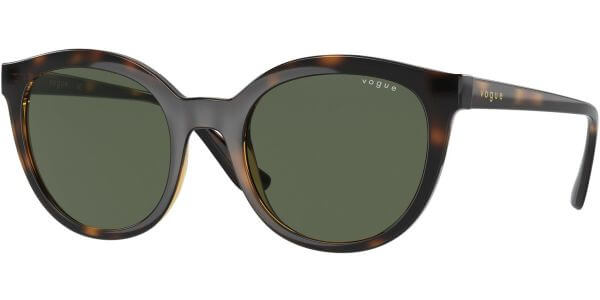 Sluneční brýle Vogue model 5427S, barva obruby hnědá lesk, čočka zelená, kód barevné varianty W65671. 