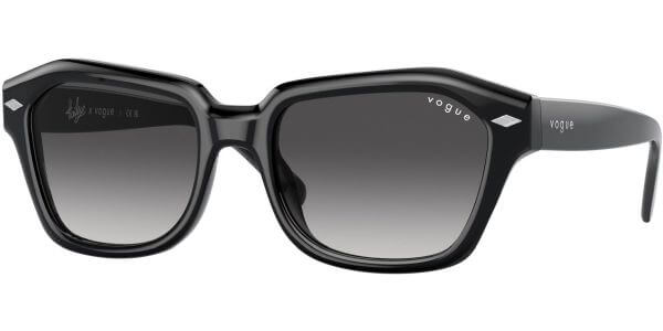 Sluneční brýle Vogue model 5444S, barva obruby černá lesk, čočka šedá gradál, kód barevné varianty W448G. 