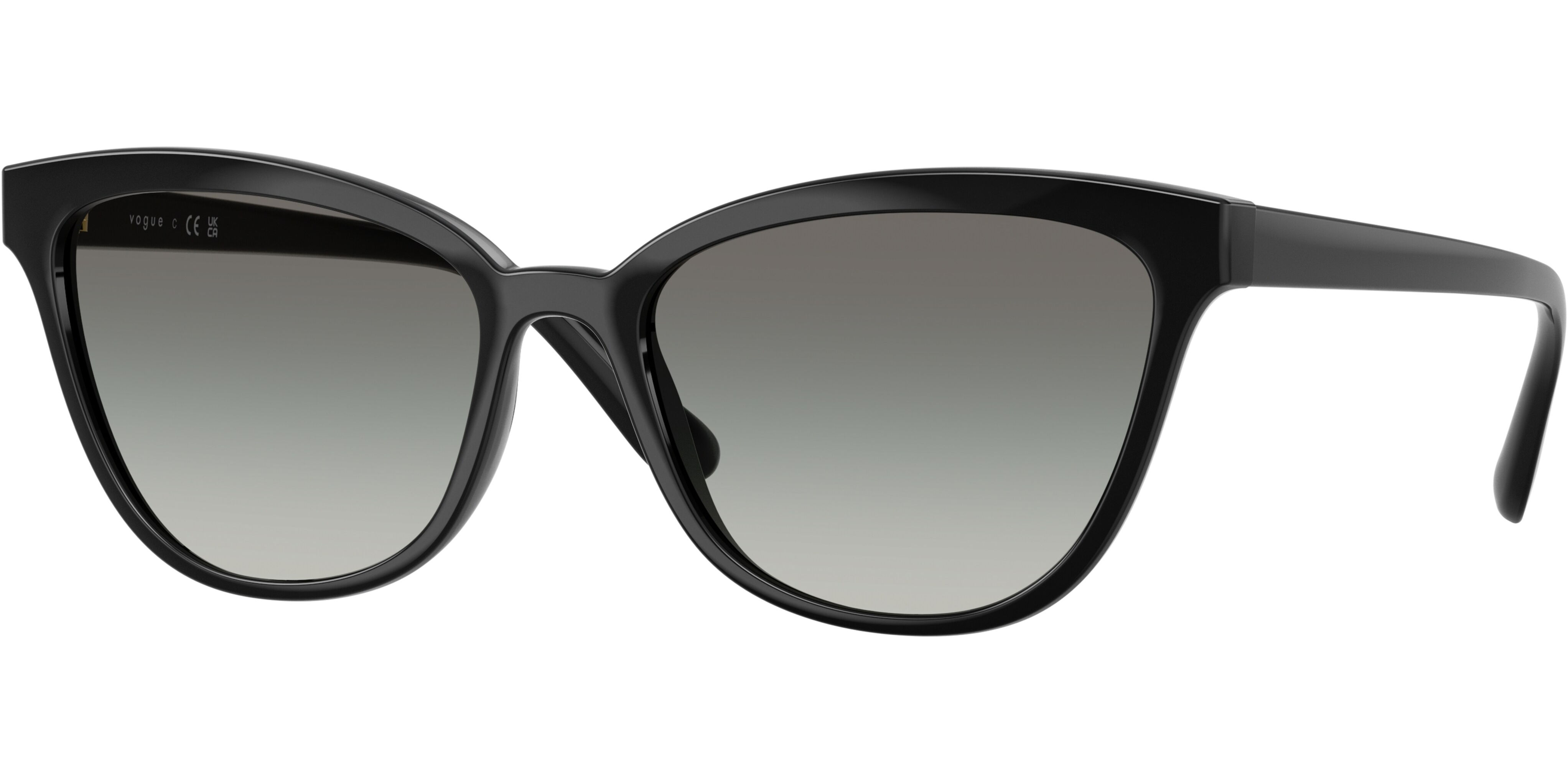 Sluneční brýle Vogue model 5496SM, barva obruby černá lesk, čočka šedá gradál, kód barevné varianty W4411. 