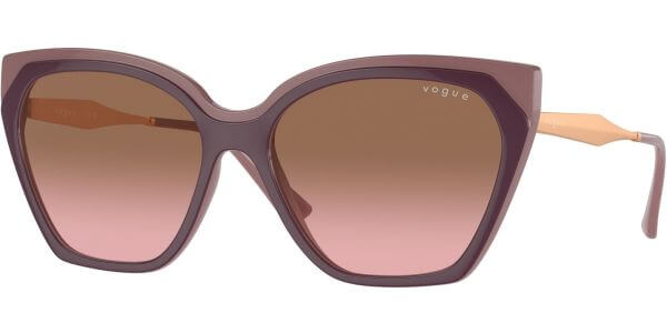 Sluneční brýle Vogue model 5521S, barva obruby fialová lesk růžová, čočka růžová gradál, kód barevné varianty 310014. 