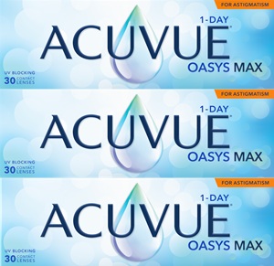 Acuvue Oasys Max 1-Day for Astigmatism (90 čoček)