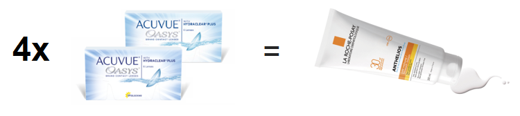 dárek k čočkám Oasys