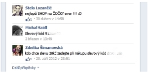 akce cockyshop na facebooku