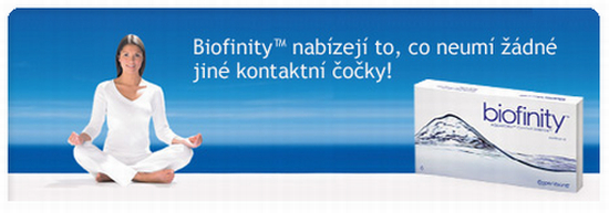 kontaktní čočky Biofinity